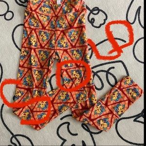 Little Mermaid lularoe leggings
